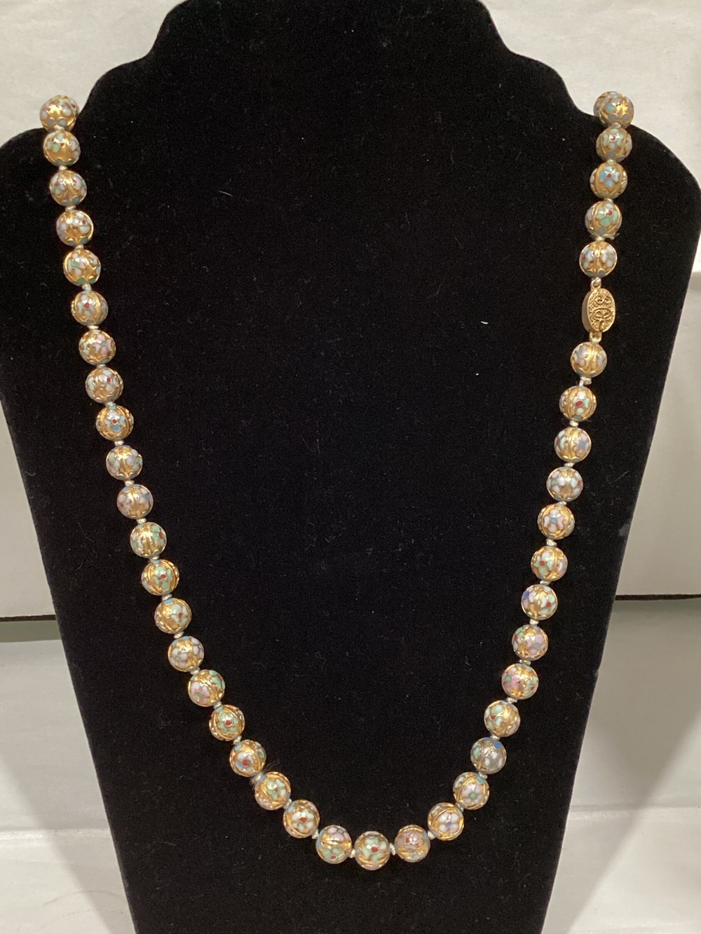 Cloisonné in Gold Tone - Women Jewelry